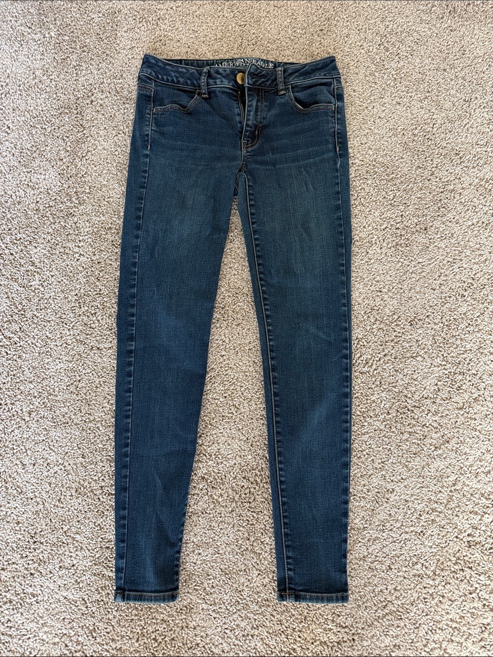 American Eagle Outfitters Dark Indigo Skinny Jeans